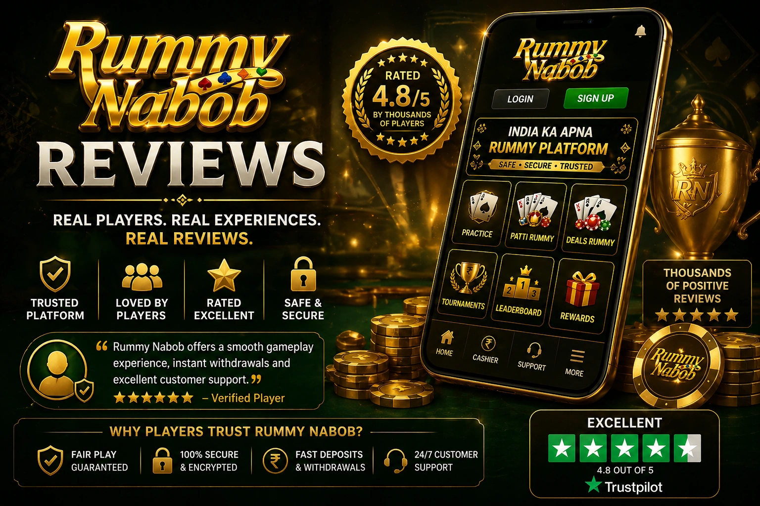 Rummy Nabob gameplay interface and platform overview