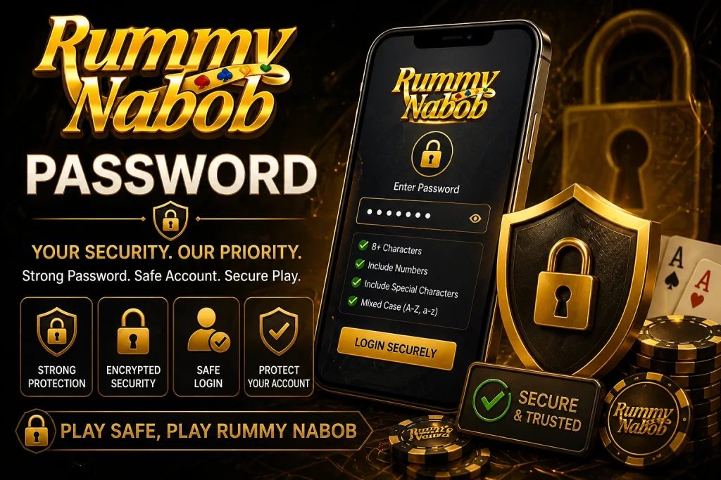 Rummy Nabob security and password recovery